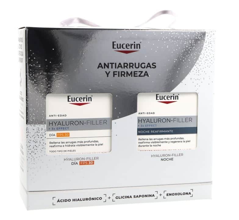 Eucerin Lote Hyaluron-Filler Estuche Crema de Día y Noche para Piel Seca